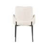 LABEL51 Eetkamerstoel Joni - Crème - Elegance - Black Frame - Afbeelding 4