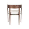 LABEL51 Eetkamerstoel Sasha - Wit - Boucle - Walnut Oak Frame - Afbeelding 4