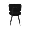 LABEL51 Eetkamerstoel Ted - Zwart - Teddy - Black Frame - Afbeelding 4