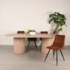 LABEL51 Eetkamertafel Oliva - Naturel - Eiken - 240x120 cm - Afbeelding 5