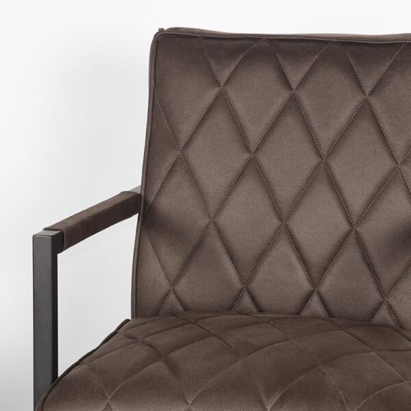 D-MAXX Fauteuil Denmark - Antraciet - Microfiber - Afbeelding 5