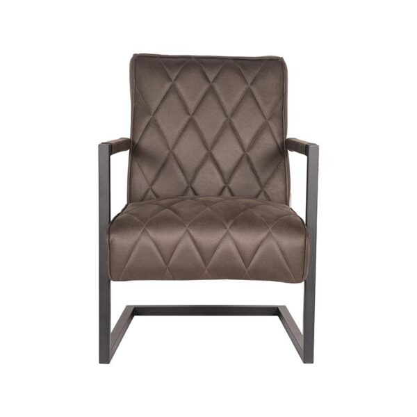 D-MAXX Fauteuil Denmark - Antraciet - Microfiber Denmark
