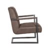 D-MAXX Fauteuil Denmark - Antraciet - Microfiber Microfiber