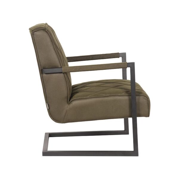 D-MAXX Fauteuil Denmark - Army green - Microfiber Microfiber