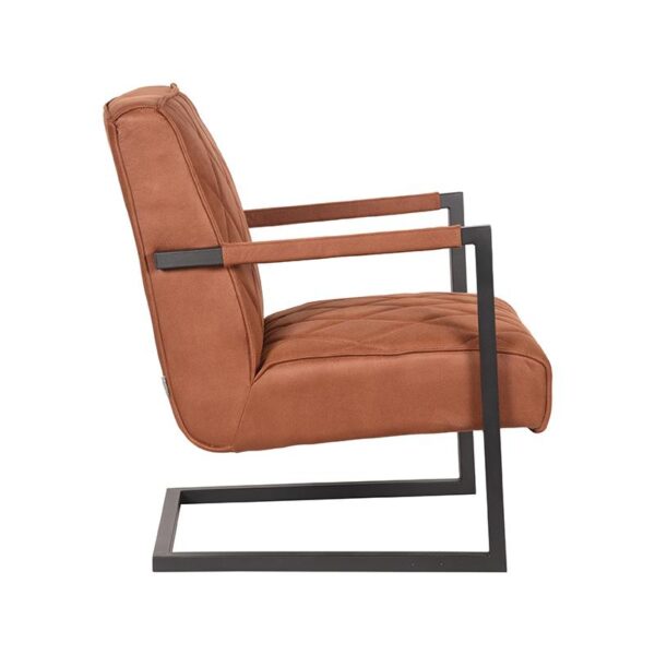 D-MAXX Fauteuil Denmark - Cognac - Microfiber - Afbeelding 4