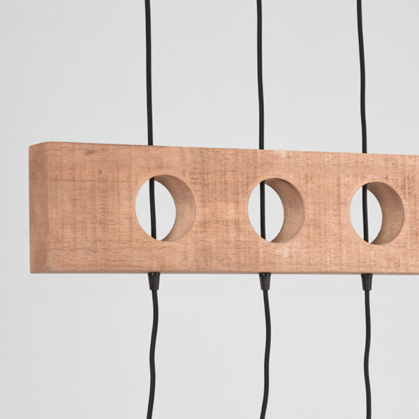 LABEL51 Hanglamp Timber - Zwart - Metaal Metaal