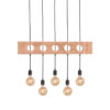 LABEL51 Hanglamp Timber - Zwart - Metaal Timber