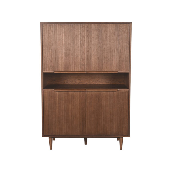 LABEL51 Bergkast Jule - Walnoot - Eiken - Hoge Kast - Afbeelding 4