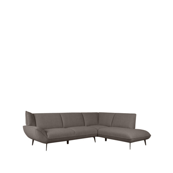 LABEL51 Hoekbank Pesaro - Bruin - Boucle - Rechts Pesaro