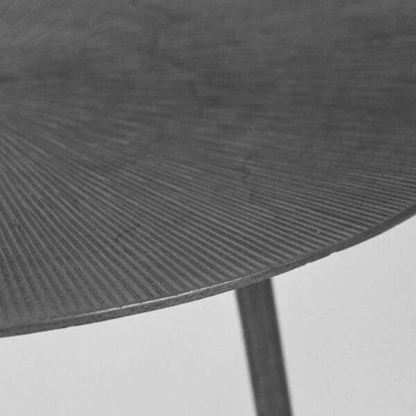 LABEL51 Salontafel Nobby - Antiek ash - Metaal - 50 cm Metaal