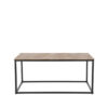 D-MAXX Salontafel Pride - Antiek goud - Metaal - 100 cm Pride