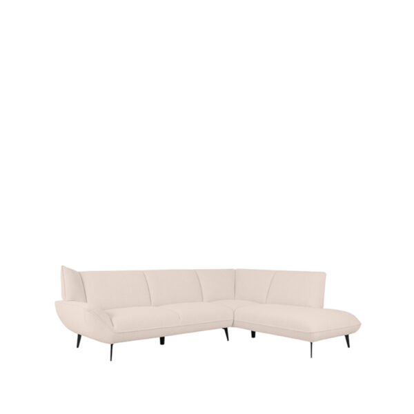 LABEL51 Hoekbank Pesaro - Naturel - Boucle - Rechts Boucle