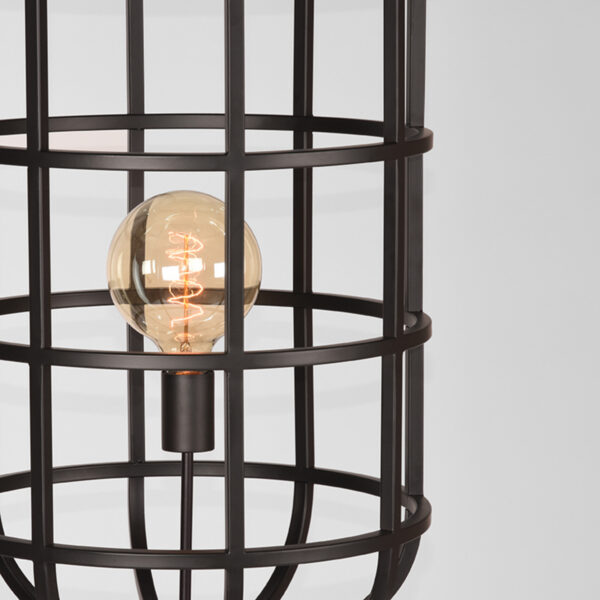 LABEL51 Vloerlamp Twine - Zwart - Metaal Metaal