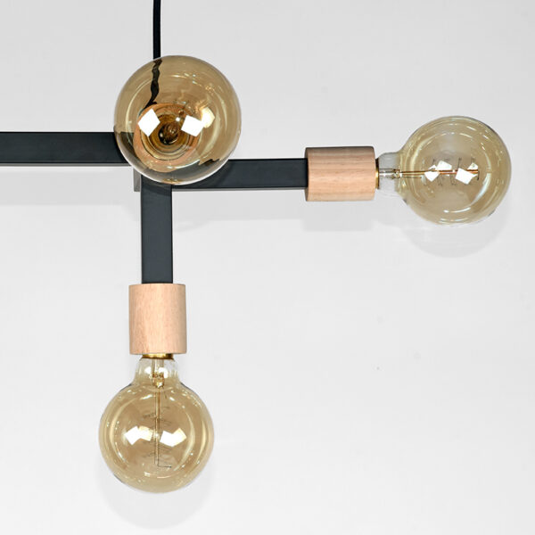 LABEL51 Hanglamp Loco - Zwart - Metaal Metaal