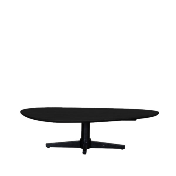 LABEL51 Salontafel Rosie - Zwart - Mangohout - 140 cm Rosie