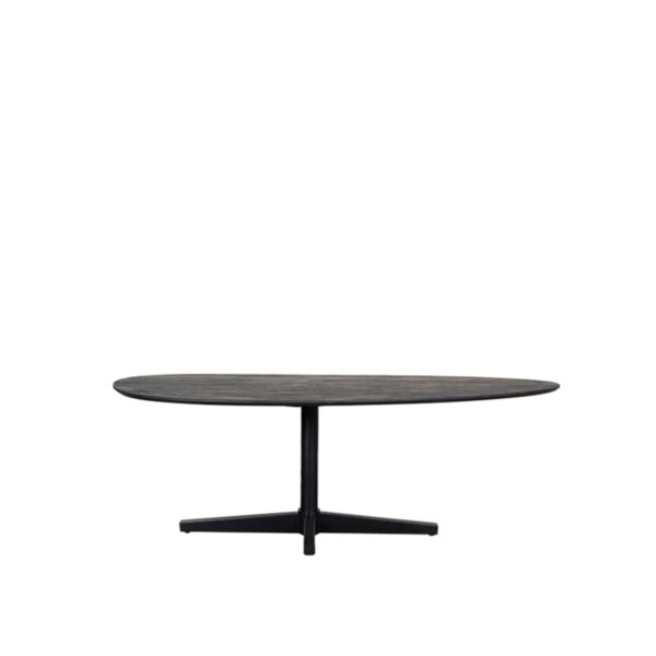 LABEL51 Eetkamertafel Rosie - Zwart - Mangohout - 180x100 cm Rosie