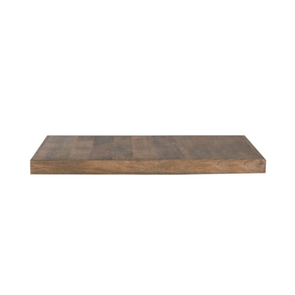 LABEL51 Eetkamertafel Tafelblad Straight Edge - Rough - Mangohout - 120 cm Straight
