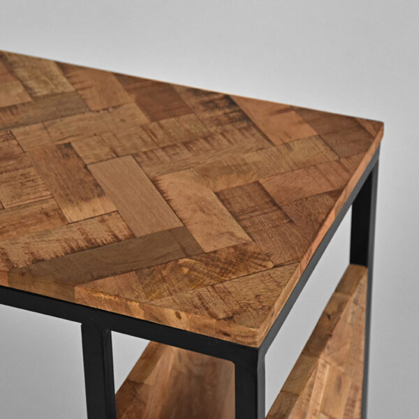 LABEL51 Bijzettafel Shift - Rough - Mangohout - Afbeelding 4